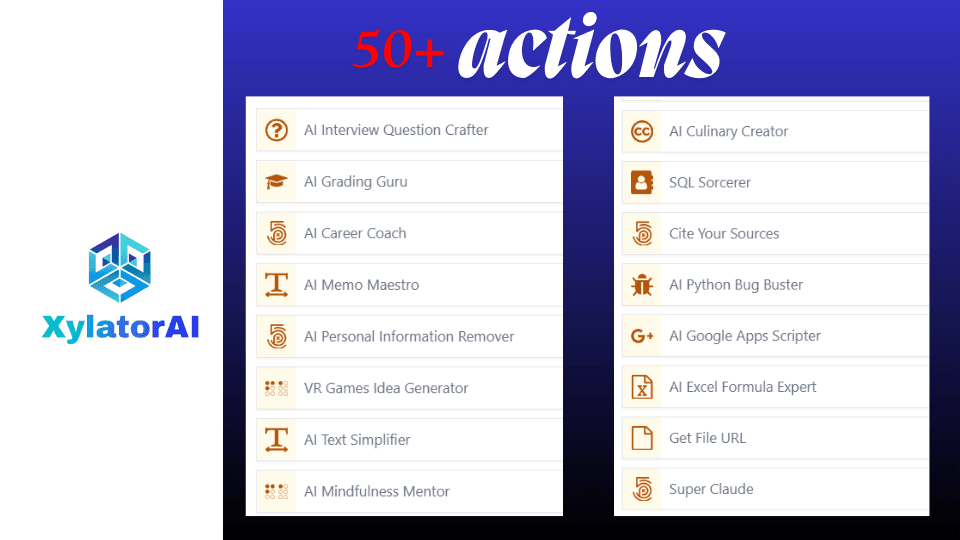 Claude AI (50+ Actions)  — image 3