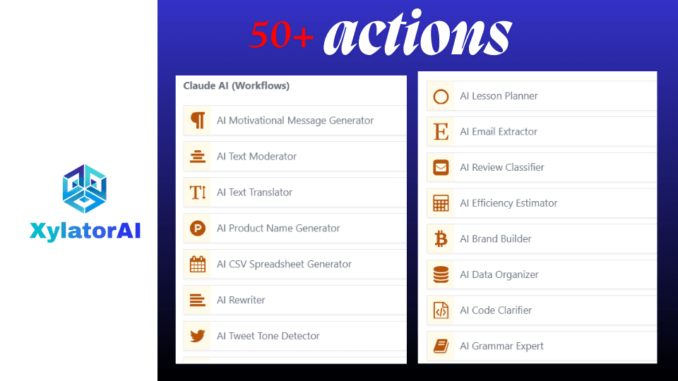 Claude AI (50+ Actions)  — image 4